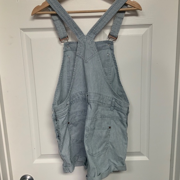 Denim Overall Shorts women’s size 6 (UK 10) - Picture 2 of 14